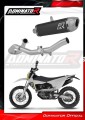 complete exhaust system with muffler DOMINATOR Full System S6 BLACK fits the motorcycle Husqvarna 701 Enduro 2026  2