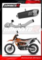 sistema de escape completo con silenciador DOMINATOR Full System S6 negro compatible con la motocicleta KTM 690 Enduro R 2026  2