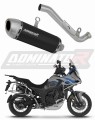 escape silenciador DOMINATOR S6 negro compatible con la motocicleta Zontes 703F 2025  2026