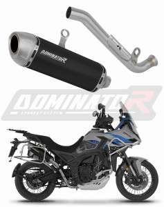 Zontes 703F 2025 - 2026 Silenciador Escape S6 NEGRO + dB killer