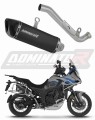 escape silenciador DOMINATOR HP6 negro compatible con la motocicleta Zontes 703F 2025  2026