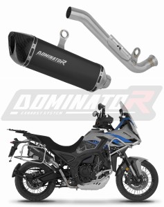 Zontes 703F 2025 - 2026 Silenciador Escape HP6 NEGRO + dB killer