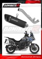escape silenciador DOMINATOR HP6 negro compatible con la motocicleta Zontes 703F 2025  2026 2
