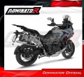 escape silenciador DOMINATOR titanio HP6 compatible con la motocicleta Zontes 703F 2025  2026 4