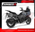 escape silenciador DOMINATOR S6 negro compatible con la motocicleta Zontes 703F 2025  2026 4