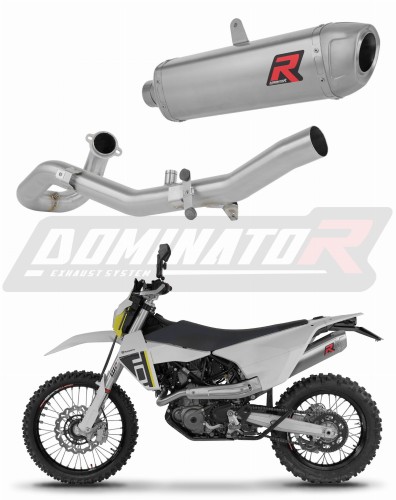 complete exhaust system with muffler DOMINATOR Full System S6 fits to Husqvarna 701 Supermoto SM 2026