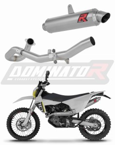 Husqvarna 701 Supermoto SM 2026 Sistema de escape Colector Silenciador GPF + dB killer