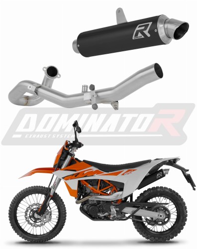 complete exhaust system with muffler DOMINATOR Full System GPF BLACK fits to KTM 690 SMCR 2026