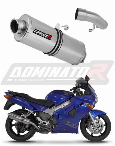 wydech tłumik DOMINATOR Owalny pasujący do motocykla Honda VFR 800 Fi 1998 - 2001