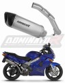 escape silenciador DOMINATOR titanio HP6 compatible con la motocicleta Honda VFR 800 Fi 1998  2001