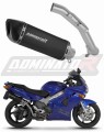 escape silenciador DOMINATOR HP6 negro compatible con la motocicleta Honda VFR 800 Fi 1998  2001