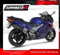 escape silenciador DOMINATOR HP6 negro compatible con la motocicleta Honda VFR 800 Fi 1998  2001 4