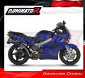 wydech tłumik DOMINATOR S6 CZARNY pasujący do motocykla Honda VFR 800 Fi 1998 - 2001 5