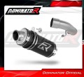 escape silenciador DOMINATOR GP1 negro compatible con la motocicleta Honda VFR 800 Fi 1998  2001 3