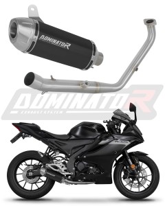 Yamaha YZF R125 2024 - 2026 (Euro 5+) Sistema de escape Colector Silenciador S3 BLACK + dB killer