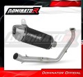 complete exhaust system with muffler DOMINATOR Full System S3 BLACK fits to Yamaha YZF R125 2024  2026 3