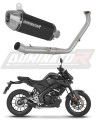 complete exhaust system with muffler DOMINATOR Full System S3 BLACK fits to Yamaha MT 125 2024  2026