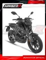 complete exhaust system with muffler DOMINATOR Full System S3 BLACK fits to Yamaha MT 125 2024  2026 6