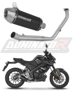 Yamaha MT 125 2021 - 2024 Sistema de escape Colector Silenciador S3 BLACK + dB killer