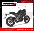 complete exhaust system with muffler DOMINATOR Full System S3 BLACK fits the motorcycle Yamaha MT 125 2021   2024 4