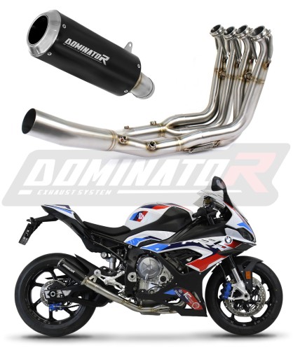 sistema de escape completo con silenciador DOMINATOR Full System GP negro compatible con la motocicleta BMW M1000RR 2020  2024 2