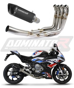 BMW S1000RR 2019 - 2026 Sistema de escape Colector Silenciador HP6 NEGRO + dB killer