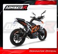 escape silenciador DOMINATOR HP3 negro compatible con la motocicleta KTM 390 Duke 2017  2020 4