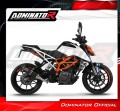escape silenciador DOMINATOR HP3 negro compatible con la motocicleta KTM 390 Duke 2017  2020 5