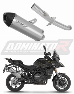 QJMOTOR SRT 900 S / SX 2025 - 2026 Silenciador Escape Titanio HP7 + dB killer