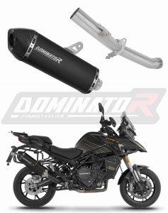 QJMOTOR SRT 900 S / SX 2025 - 2026 Silenciador Escape HP7 NEGRO + dB killer
