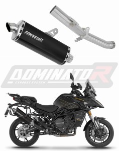 QJMOTOR SRT 900 S / SX 2025 - 2026 Silenciador Escape P7 NEGRO + dB killer