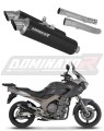 escape silenciador DOMINATOR GPF negro compatible con la motocicleta Yamaha TDM 900 2002  2013