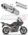 escape silenciador DOMINATOR oval compatible con la motocicleta Yamaha TDM 900 2002  2013