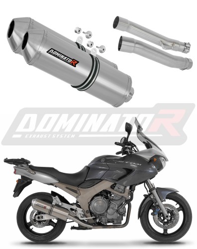 escape silenciador DOMINATOR OVR compatible con la motocicleta Yamaha TDM 900 2002  2013