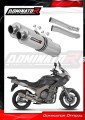 escape silenciador DOMINATOR redondo compatible con la motocicleta Yamaha TDM 900 2002  2013 2