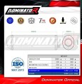 escape silenciador DOMINATOR OVR compatible con la motocicleta Yamaha TDM 900 2002  2013 6