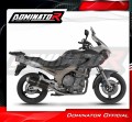 escape silenciador DOMINATOR OVR negro compatible con la motocicleta Yamaha TDM 900 2002  2013 5