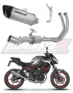 Kawasaki Z650 2023 - 2026 Sistema de escape Colector Silenciador Titanio HP6 + dB killer