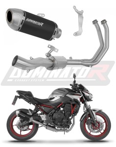 Kawasaki Z650 2023 - 2026 Sistema de escape Colector Silenciador S6 NEGRO + dB killer