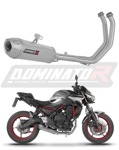 kompletny układ wydechowy z tłumikiem DOMINATOR Full System S3 pasujący do motocykla Kawasaki Ninja 650 2023 - 2026