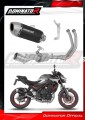 complete exhaust system with muffler DOMINATOR Full System S6 BLACK fits to Kawasaki Z650 2023  2026 2