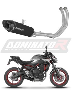 Kawasaki Z650 2023 - 2026 Sistema de escape Colector Silenciador HP8 NEGRO + dB killer