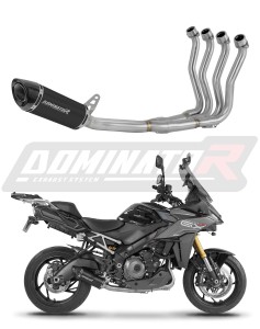 Suzuki GSX-S 1000 GX 2024 Sistema de escape Colector Silenciador HP8 NEGRO + dB killer