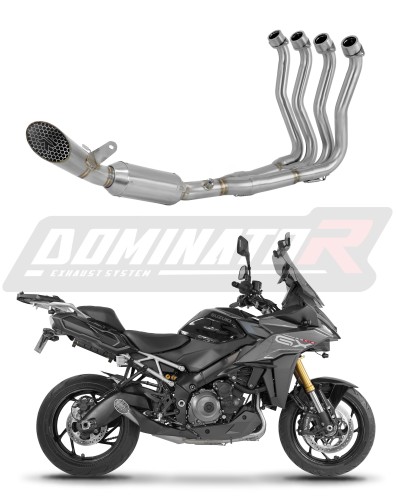 kompletny układ wydechowy z tłumikiem DOMINATOR Full System GP3 EX pasujący do motocykla Suzuki GSX-S 1000 GX 2025 - 2026