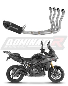 Suzuki GSX-S 1000 GX 2025 - 2026 Sistema de escape Colector Silenciador HP8 NEGRO + dB killer