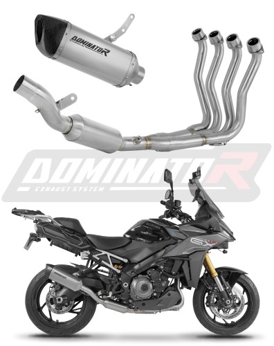 complete exhaust system with muffler DOMINATOR Full System titanium HP6 EX fits the motorcycle Suzuki GSX S 1000 GX 2025   2026
