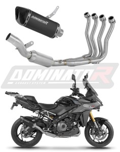Suzuki GSX-S 1000 GX 2025 - 2026 Sistema de escape Colector Silenciador HP6 NEGRO EX + dB killer