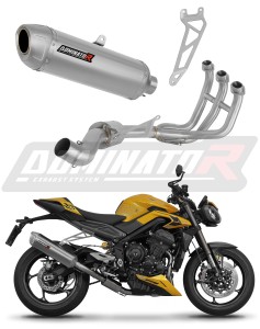Triumph STREET TRIPLE 765 S / R / RS 2023 - 2024 Sistema de escape Colector Silenciador S6 + dB killer
