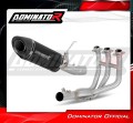 sistema de escape completo con silenciador DOMINATOR Full System HP8 negro compatible con la motocicleta Triumph