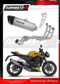 sistema de escape completo con silenciador DOMINATOR Full System titanio HP6 compatible con la motoci